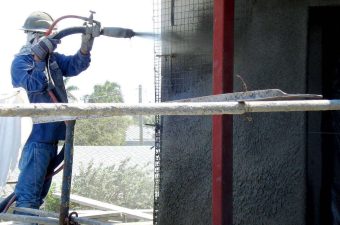 concrete spraying